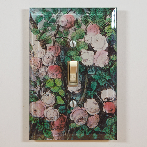 john derian Rose Garland Switch Plate Cover