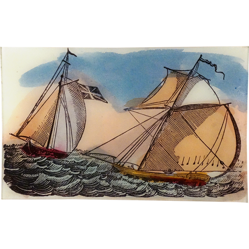 john derian Sailboats 10 x 16" Rect. Tray