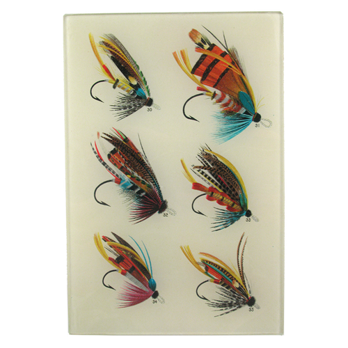 john derian Salmon Flies #30 6 x 9" Rect. Tray