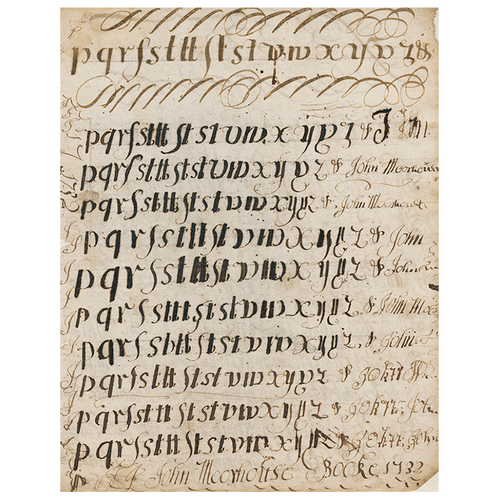 john derian Script Sampler (p 82) 11" x 14" Rect. Tray