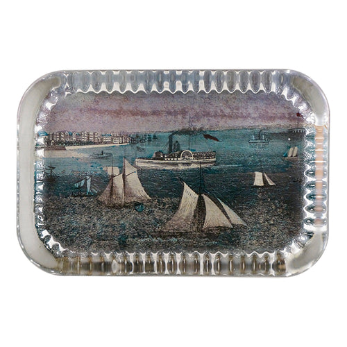 john derian Seaport Dotted Edge Large Paperweight
