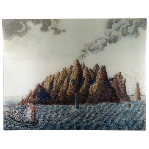 john derian Seaside Cliffs 17 x 22" Rect. Tray