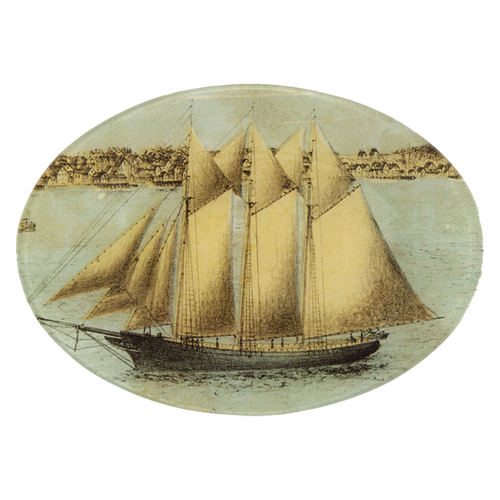 john derian Ship 7 x 10" Oval