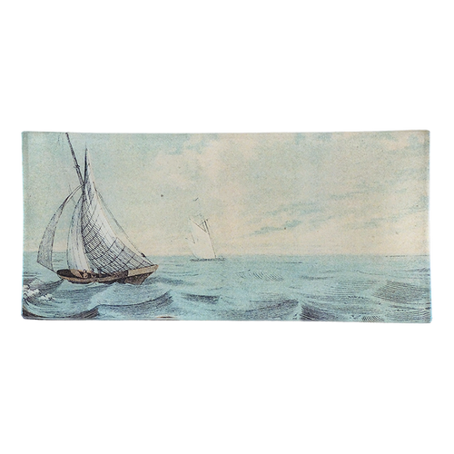 john derian Ship Sailing 3.5 x 7" Rect. Tray