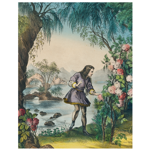 john derian Sleeping Beauty (p 99) 11" x 14" Rect. Tray