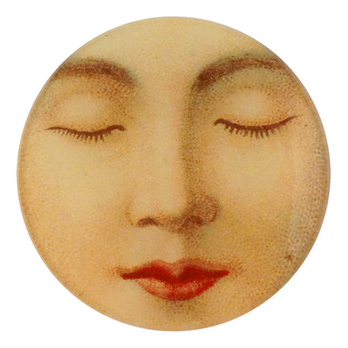 john derian Sleeping Lady 4" Round Plate