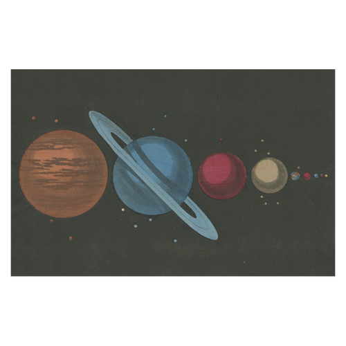 john derian Solar System Postcard (Pack of 10)