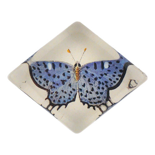 john derian Spotted Blue Butterfly Diamond Charm