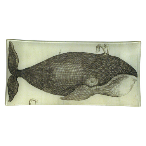 john derian Spouting Whale 6 x 12" Pencil Tray