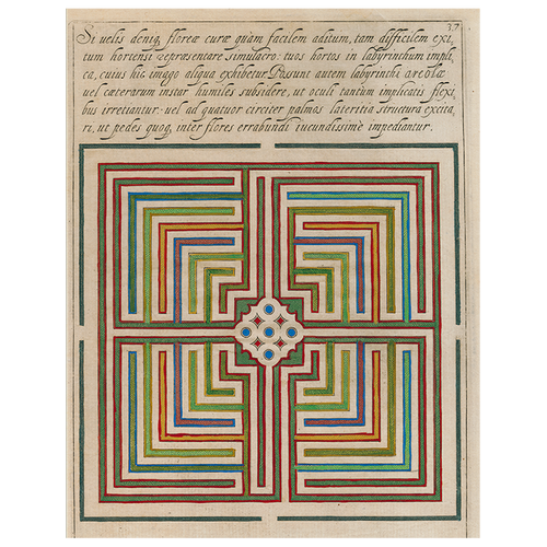 john derian Square Maze (p 12) 11" x 14" Rect. Tray