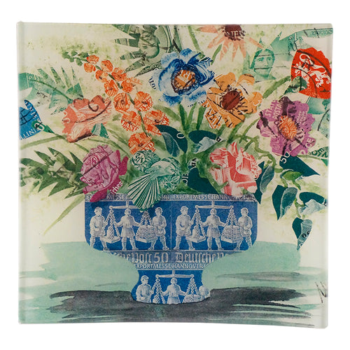 john derian Stamp Bouquet Un Vide Poche (6" Square)