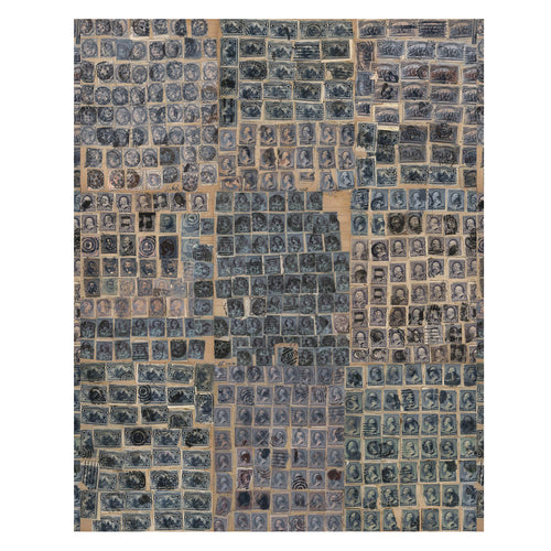 john derian Stamps - Blue Wallpaper
