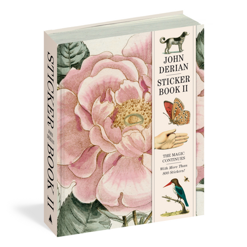 john derian John Derian Sticker Book II Add to cart Adapted from John Derian Picture Book II John Derian Sticker Book II offers a curated collection of over 700 stickers that both adults and children will adore. There are intens