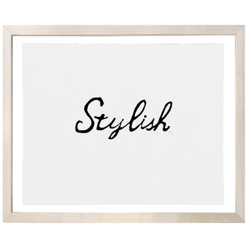 john derian Stylish 8 x 10" Linocut Print