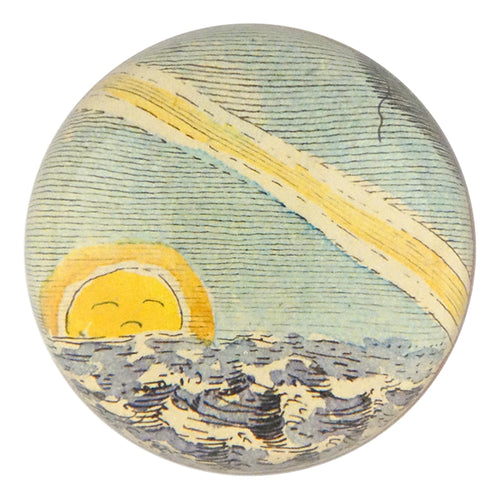 john derian Sunny Rainbow Dome Paperweight