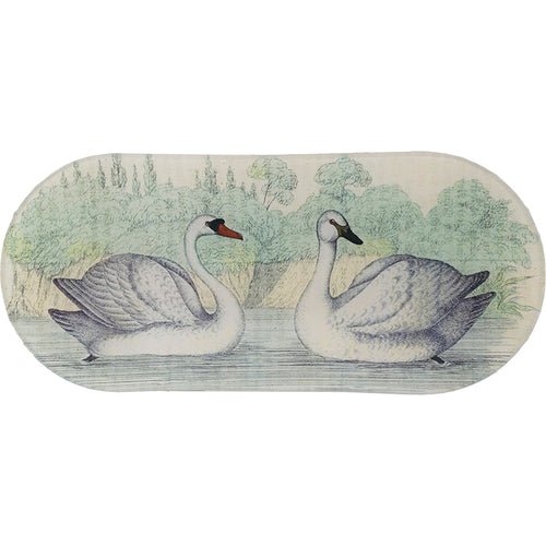 john derian Swans 6 x 12" Oblong Tray