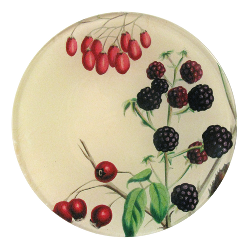 john derian Sweet Berries 4" Round Plate
