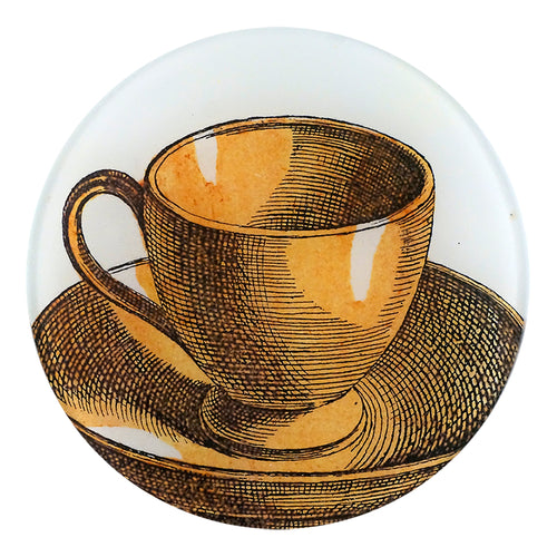 john derian Tea Cup 5 1/4" Round Plate