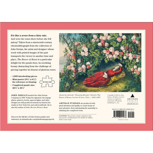 John Derian The Bower Of Roses 1 000-Piece Puzzle