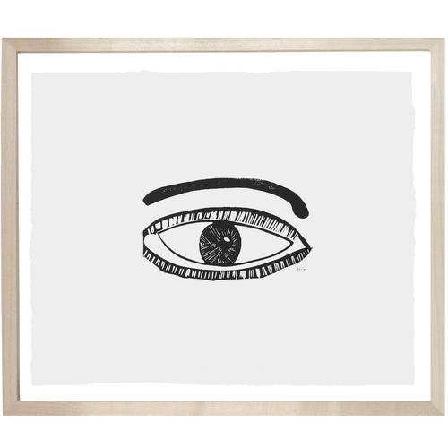 john derian The Eye 3 10 x 12" Linocut Print