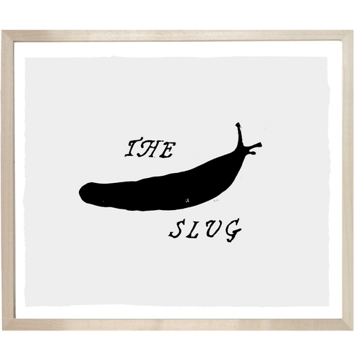 john derian The Slug 10 x 12" Linocut Print