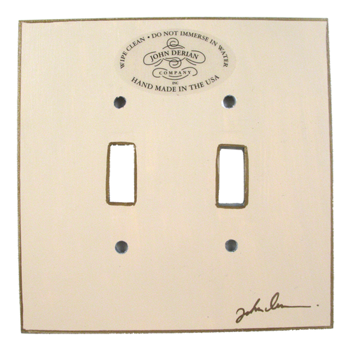 John Derian Timepiece Double Switch Cover