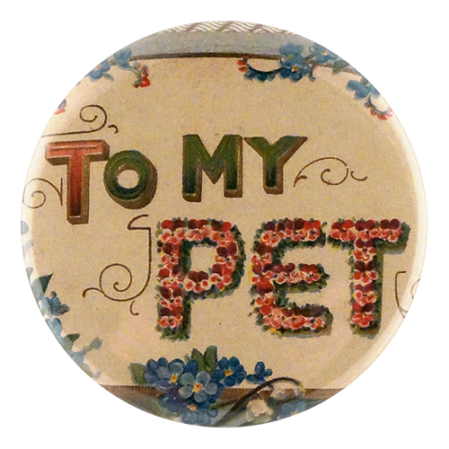 john derian To My Pet Mirror & Pin