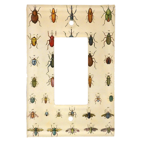 john derian Torn Insects Single Rocker Cover