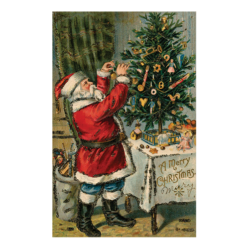 john derian Tree Trimming Postcard (Pack of 10)