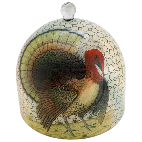 john derian Turkeys Dome (11" x 11"D) Bell Jar / Dome