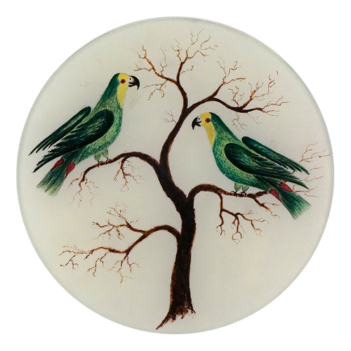 john derian Two Parrots 5 1/4" Round Plate