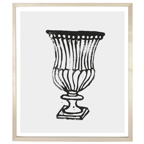 john derian Urn 12 x 14" Linocut Print
