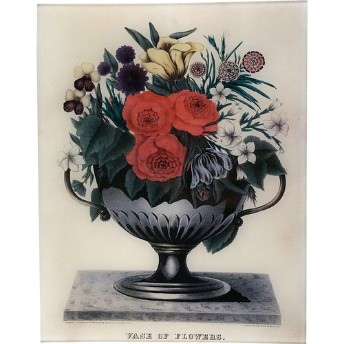 john derian Vase of Flowers 1 11 x 14" Rect. Tray