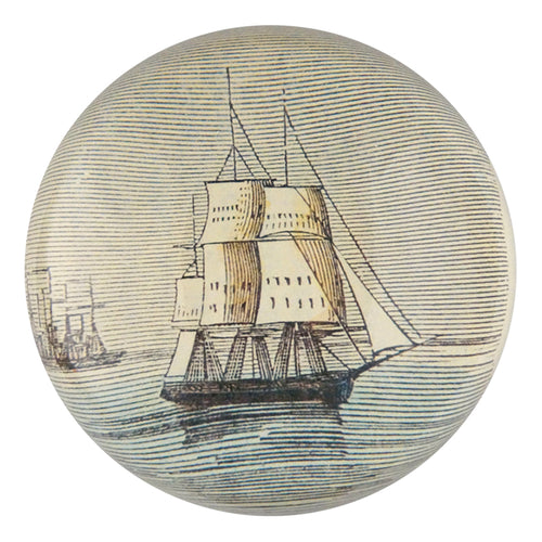 john derian View of Detroit Dome Paperweight