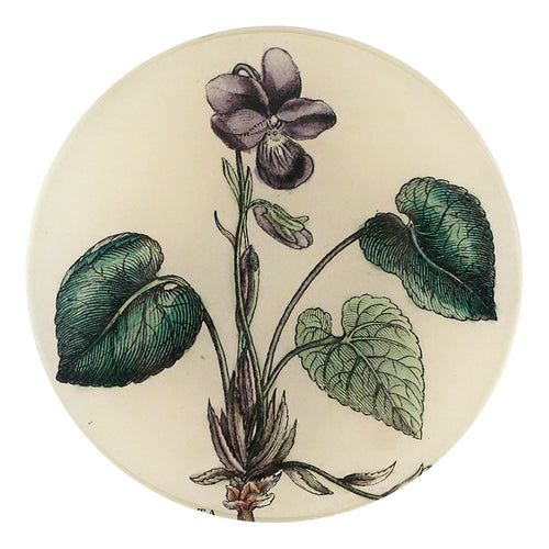 john derian Viola 4" Round Plate