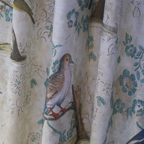 John Derian Wallpaper Birds Parchment Fabric