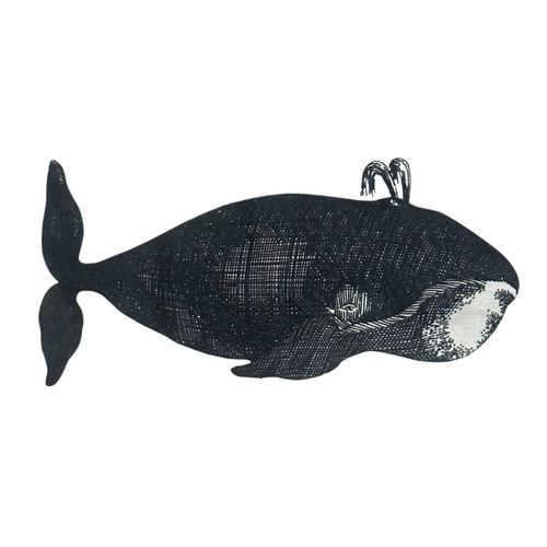 John Derian Whale Tote Bag Canvas Tote Bags