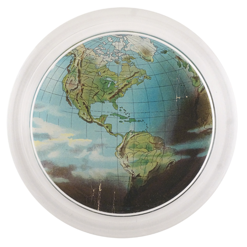 john derian World Atlas 6" Coaster