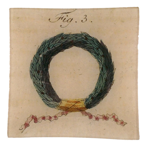 john derian Wreath Fig. 3 Un Vide Poche (6" Square)