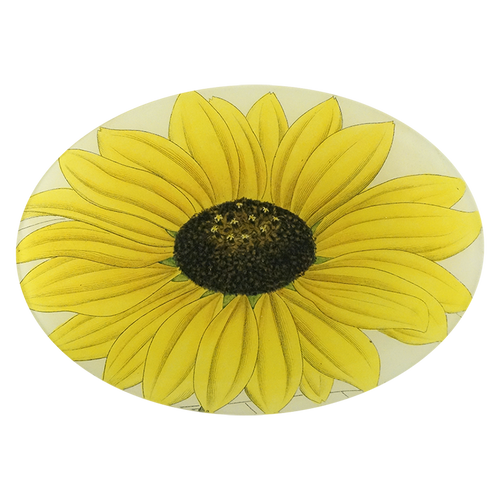 john derian Yellow Daisy 7 x 10" Oval