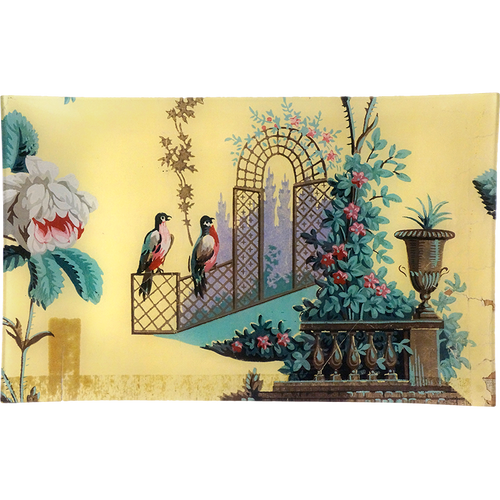 john derian Yellow Rose Garden 10 x 16" Rect. Tray
