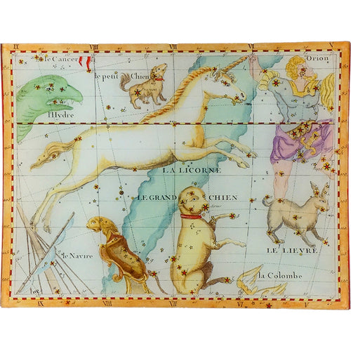 john derian La Licorne et Le Grand Chien 10 x 13" Rect. Tray