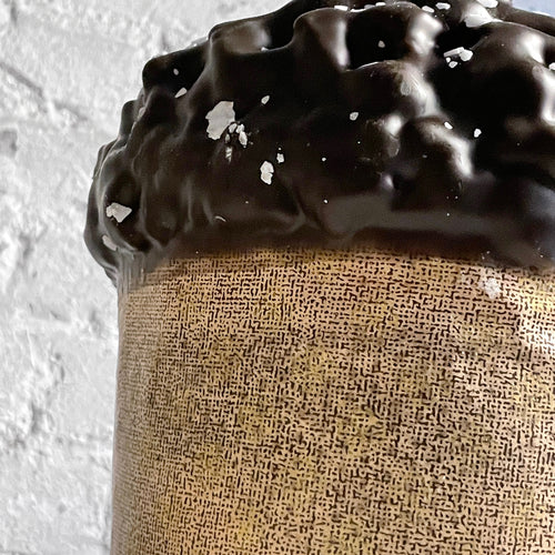 John Derian Large Chocolate Panettone Candle Add To Cart Details Approx. 8.5" W X 7.5" H Paraffin Wax Each Item Will Feature Unique Variations Made In Italy Care Remove All Paper Before Burning. Not Intended For Children.   Cer