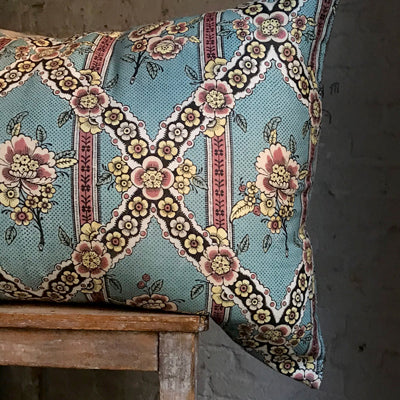 John Derian Large Guirlandes De Fleurs Pillow (No. 1A) With Linen Backing Add To Cart Details 26" X 35" Digitally Printed On Linen Linen backing Insert Included Made in Paris Care Dry Clean Only   Antoinette Poisson’s Colle