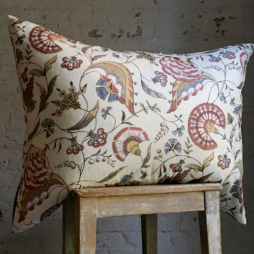 John Derian Large Jaipur Pillow (No. 57A) With Linen Backing Add To Cart Details 26" X 35" Digitally Printed On Linen Linen backing Insert Included Made in Paris Care Dry Clean Only Antoinette Poisson’s Collection Of Printed
