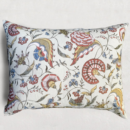 john derian Large Jaipur Pillow (No. 57A) with Linen Backing Add to cart Details 26" x 35" Digitally printed on linen Linen backing Insert Included Made in Paris Care Dry clean only Antoinette Poisson’s collection of printed