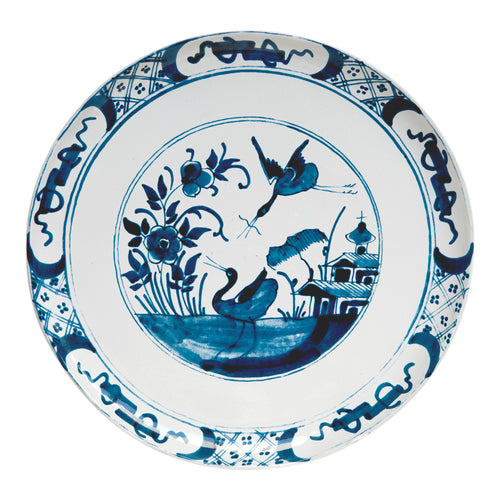 john derian Large Pond Heron Dinner Plate Add to cart Details 12.4" Diameter x 0.8" Deep Glazed terracotta Made in Paris Care Dishwasher safe on a moderate wash cycle. Not microwave safe. Origin 18th-century delft plate This unp