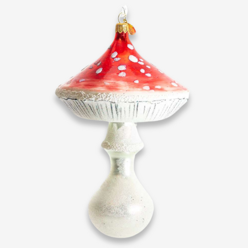 john derian Large Toadstool Ornament Add to cart The Large Toadstool Ornament is a whimsical and captivating addition to your holiday decor. Meticulously crafted this ornament features a charming toadstool design adding a touch