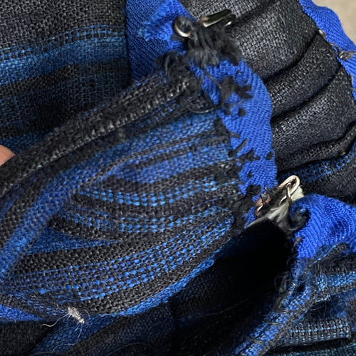 John Derian Late 19th Century French Skirt (No.4) Add To Cart Details Approx. Waist: 26"-29"  Length: 31.5" Adjustable Metal Clasp Closure Linen Late 19th Century France Please Note That Vintage Items Will Embrace Unique Variat