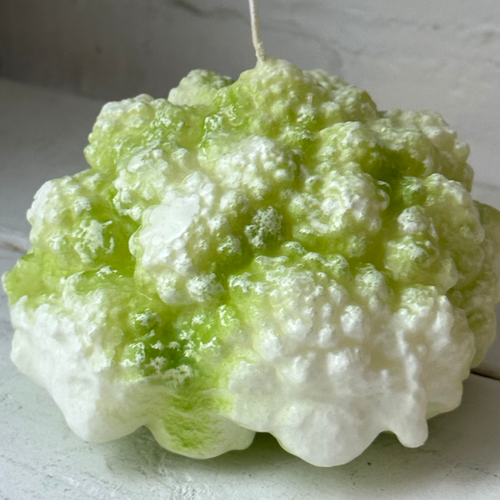 John Derian Light Green Cabbage Shaped Candle Add To Cart This Cabbage Candle Is Also Available With Cabbage Leaf Base Here. Details 5" W X 3" H Paraffin Wax Each Item Will Feature Unique Variations Made In Italy Care Remove All